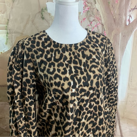 NEW J Crew Leopard Print Blouse - Picture 6 of 12